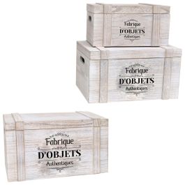 Set de 3 cajas de almacenaje para objetos