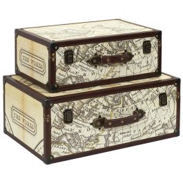 Juego De 2 Caja-Maletín Mapamundi Home Deco Factory Precio: 63.89999957. SKU: B19JN5GZ7H