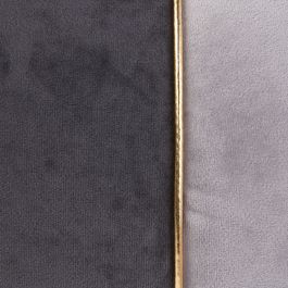 Cojín bicolor con ribete dorado rectangular 30x50cm