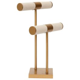 Porta Joyas Doble Beige-Dorado Home Deco Factory Precio: 12.59000039. SKU: B17H36KPN9