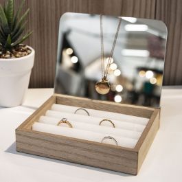 Joyero Anillos Con Espejo Home Deco Factory