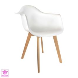 Silla Butaca Infantil Blanca Home Deco Kids