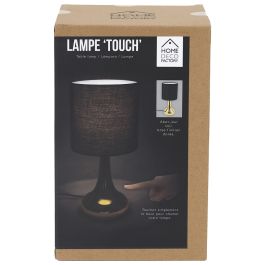 Lámpara táctil touch negro oro