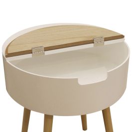 Mesa cofre blanco madera