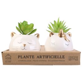 Planta Artificial Con Maceta Home Deco Factory