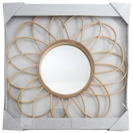 Espejo junquillo - roseton 56 cm