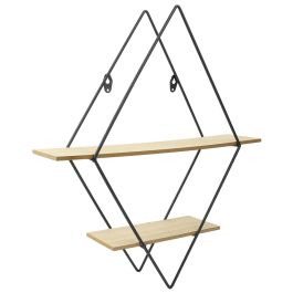 Estante Rombo Madera-Metal Home Deco Factory Precio: 18.49999976. SKU: B1J2BR5ML9