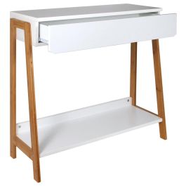 Consola Blanca Con Cajón Home Deco Factory Precio: 98.50000039. SKU: B1G3LM9G2W