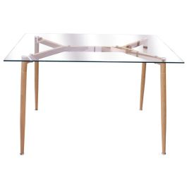 Mesa Cristal Metal- Home Deco Factory 75x115 cm