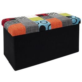 Banco-Puf Plegable Patchwork Home Deco Factory