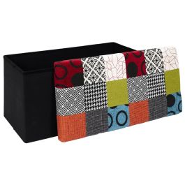 Banco-Puf Plegable Patchwork Home Deco Factory