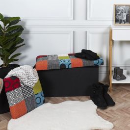 Banco-Puf Plegable Patchwork Home Deco Factory