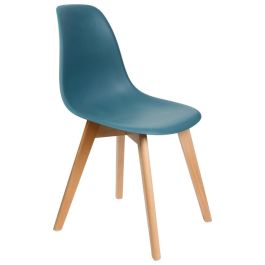 Silla Escandinava Azul Turques Home Deco Factory Precio: 51.49999943. SKU: B16P4PR49J