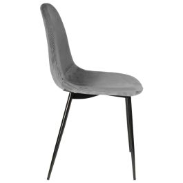 Silla Terciopelo Gris Giulia Home Deco Factory