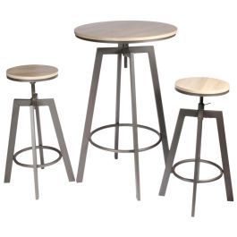 Juego De Mesa Con 2 Taburetes Home Deco Factory Precio: 154.4999995. SKU: B1JCH533TZ