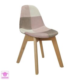 Silla Infantil Patchwork Rosa Home Deco Kids