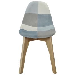 Silla Infantil Patchwork Azul Home Deco Kids