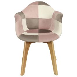 Butaca Patchwork Infantil Rosa Home Deco Kids