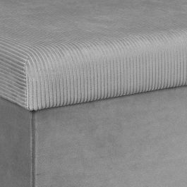 Banco-Puf Plegable Gris Giulia Home Deco Factory