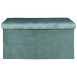 Banco-Puf Plegable Azul Giulia Home Deco Factory