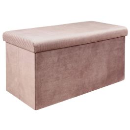 Banco-Puf Plegable Rosa Giulia Home Deco Factory Precio: 30.50000052. SKU: B15RELRYKB