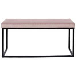 Banco 100X39 Rosa Giulia Home Deco Factory altura 49