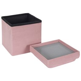 Caja-Puf Plegable Lego Rosa Home Deco Kids