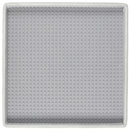 Caja-Puf Plegable Lego Gris Home Deco Kids