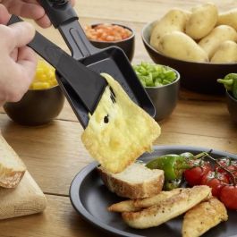 Severin RG9670 Raclette Eléctrica para 8 personas con placa antiadherente grande 41,7x26,3 cm y 1400 W Negra Severin RG9670 Raclette Eléctrica para 8 personas con placa antiadherente grande 41,7x26,3 cm y 1400 W Negra