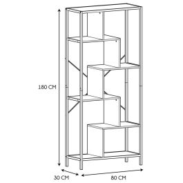 Estantería Edison Home Deco Factory 80x30x180 cm
