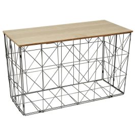 Mesa Varilla Plegable Gris Home Deco Factory