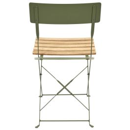 Silla Plegable Verde Bella Vit Home Deco Factory