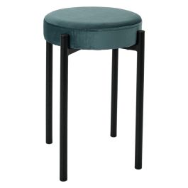 Taburete Terciopelo Verde-Azul Home Deco Factory Precio: 24.69000039. SKU: B149D5TK9M