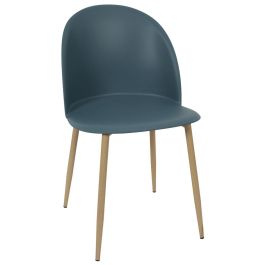 Silla Escandinava Bergen Azul Home Deco Factory Precio: 50.88999971. SKU: B1J564BF63