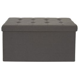 Banco-Puf Plegable Eleonor Gris Home Deco Factory