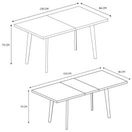 Mesa Extensible 150/210X86X78 Home Deco Factory