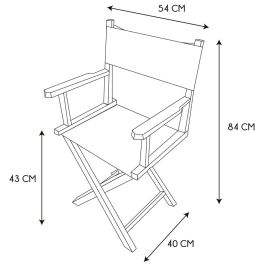 Silla Director "Artiste" Home Deco Factory