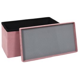 Caja de banco plegable compatible con ladrillo rosa