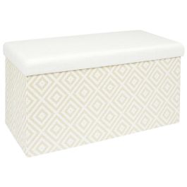 Banco-Puf Plegable Trenzado Blanc Home Deco Factory Precio: 38.50000022. SKU: B1K5YT7FM9