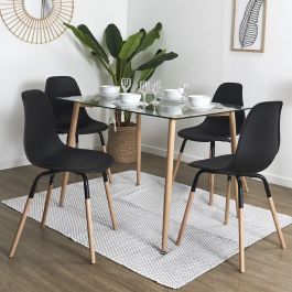 Silla Phenix Negra Home Deco Factory