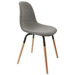 Silla Phenix Tela Gris Home Deco Factory