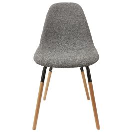 Silla Phenix Tela Gris Home Deco Factory