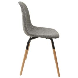 Silla Phenix Tela Gris Home Deco Factory