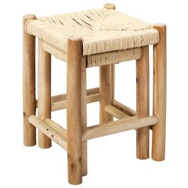 Juego De 2 Taburetes Nido Madera Home Deco Factory