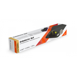 SteelSeries QCK Alfombrilla de ratón para juegos Negro - Tela tejida, Base antiderrapante, 320x270 mm, Art. 63836