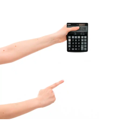 Liderpapel xf31 Calculadora Sobremesa 14 Dígitos Solar y Pilas Color Negro 170x122x35 mm