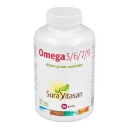 SURA VITASAN Omega 3-6-7-9, 90 Cápsulas. Ácidos Grasos Esenciales de Aceites Orgánicos Purificados Precio: 39.6899998. SKU: B13CTSVJSH