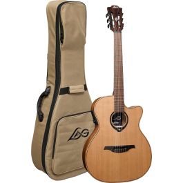 Lag HV10-N-ACE Guitarra Clásica Nylon Hyvibe H2 Auditorium A/E Cutaway Cedro Rojo Macizo Precio: 1125.76464. SKU: B1A7RKQLKY