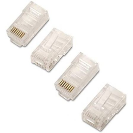 Nano Cable 10.21.0201 Conector RJ45 Cat.6 para Redes de Datos, Bolsa 10 Unidades