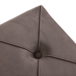 Pie De Cama Gris Claro Velvet Versa 34X42CM Pie De Cama Gris Claro Velvet Versa 34X42CM